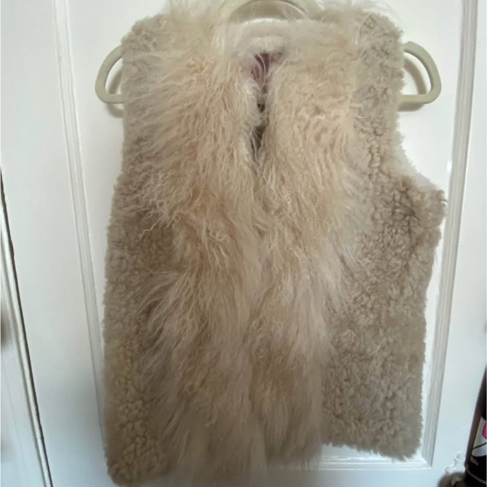 525 American Mongolian Lamb Fur Vest